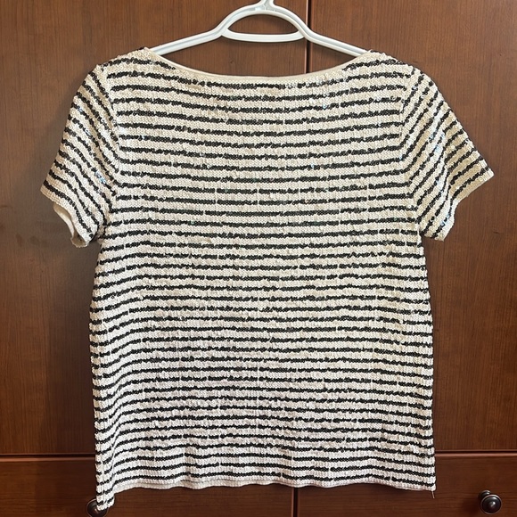 J. Crew black and white sequins - Picture 8 of 10